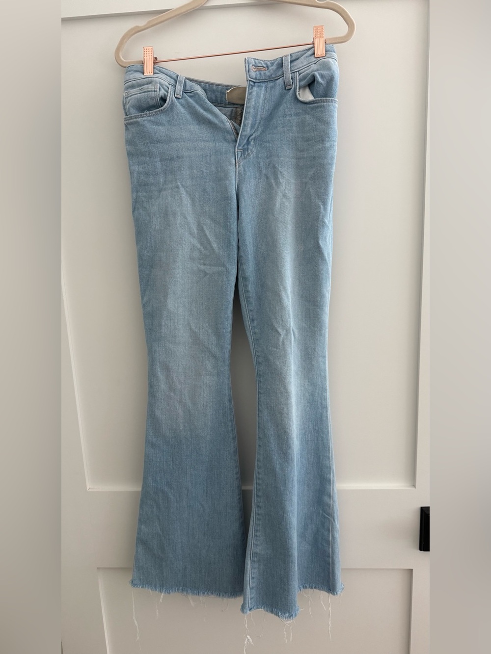 L’agence bell high-waist raw flare denim made in USA (27) - Picture 3 of 5